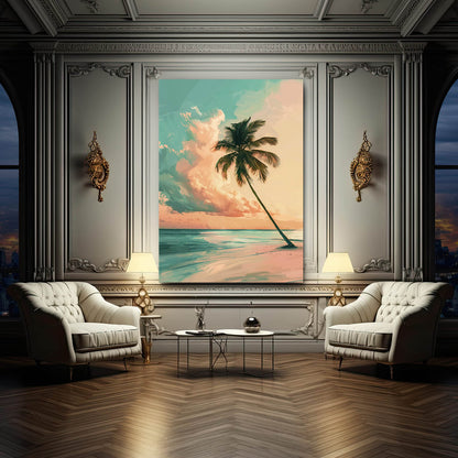 Boho Beach Palm Art