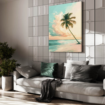 Boho Beach Palm Art