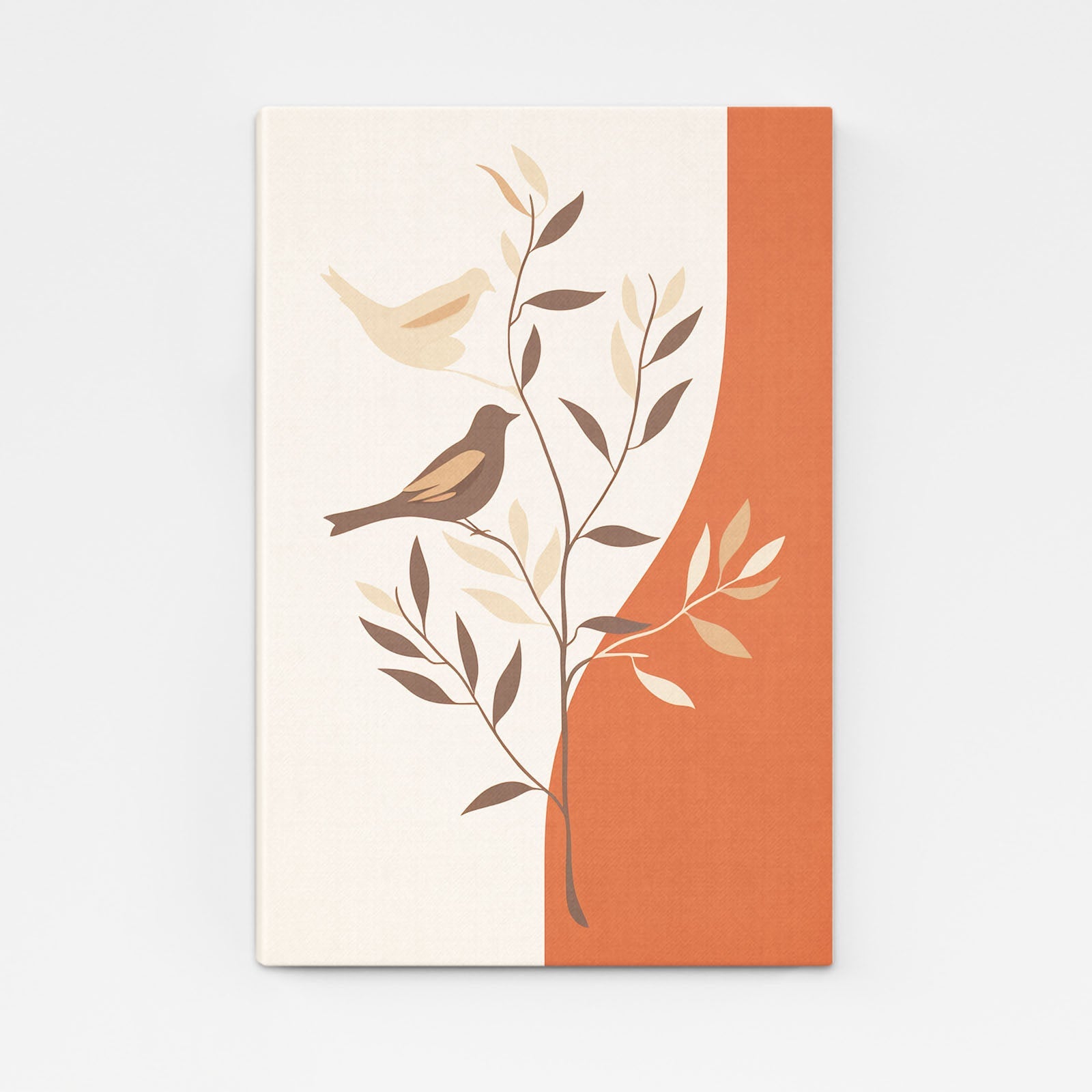 Boho Bird Branch Art