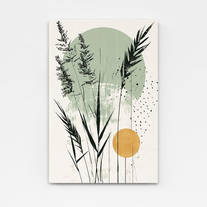 Boho Botanical Green Art