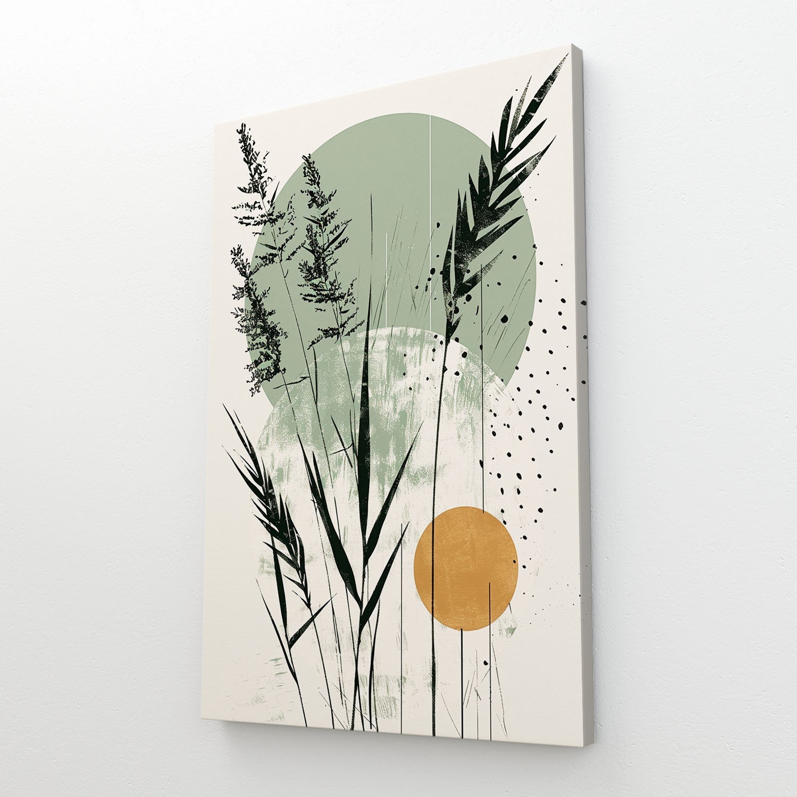 Boho Botanical Green Art