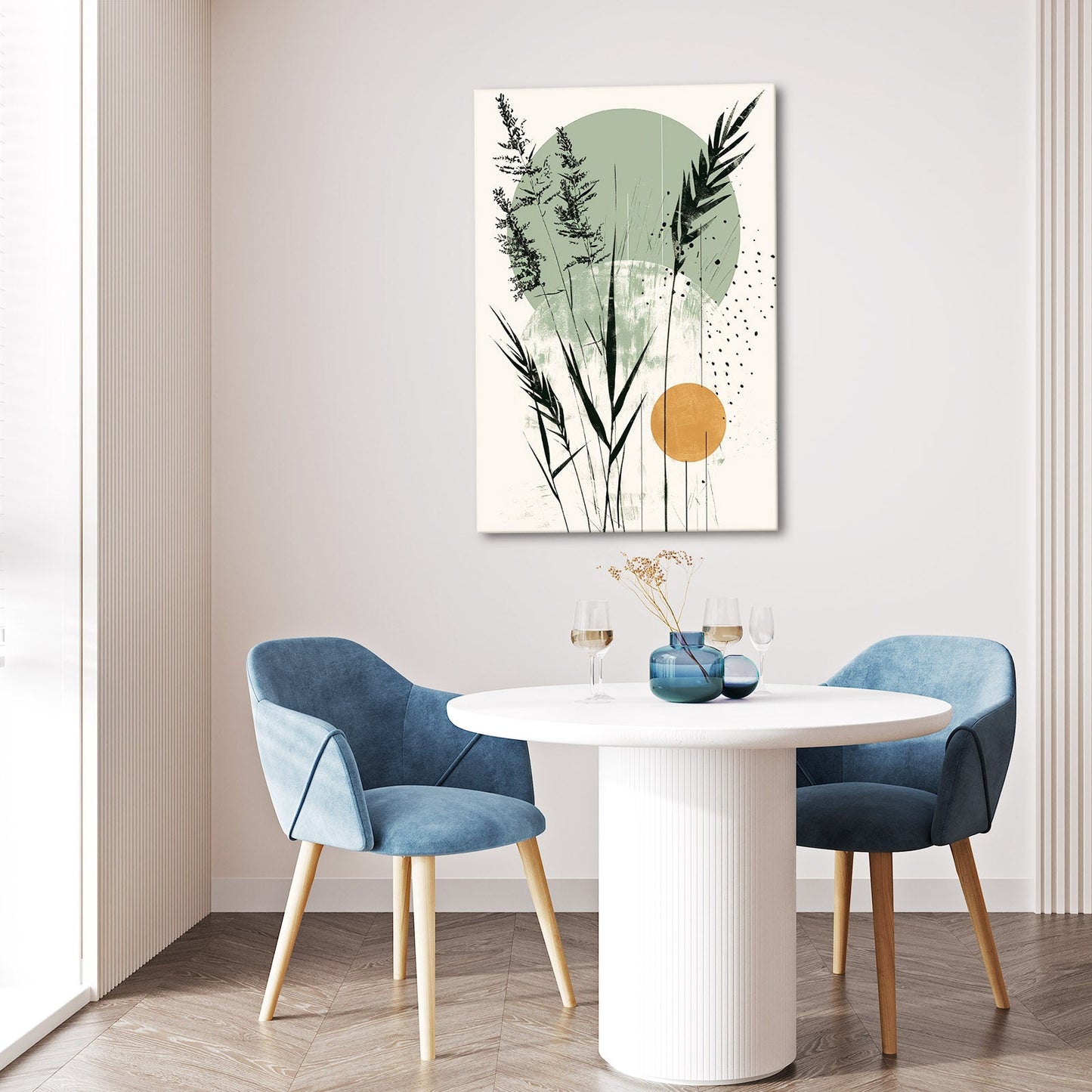 Boho Botanical Green Art