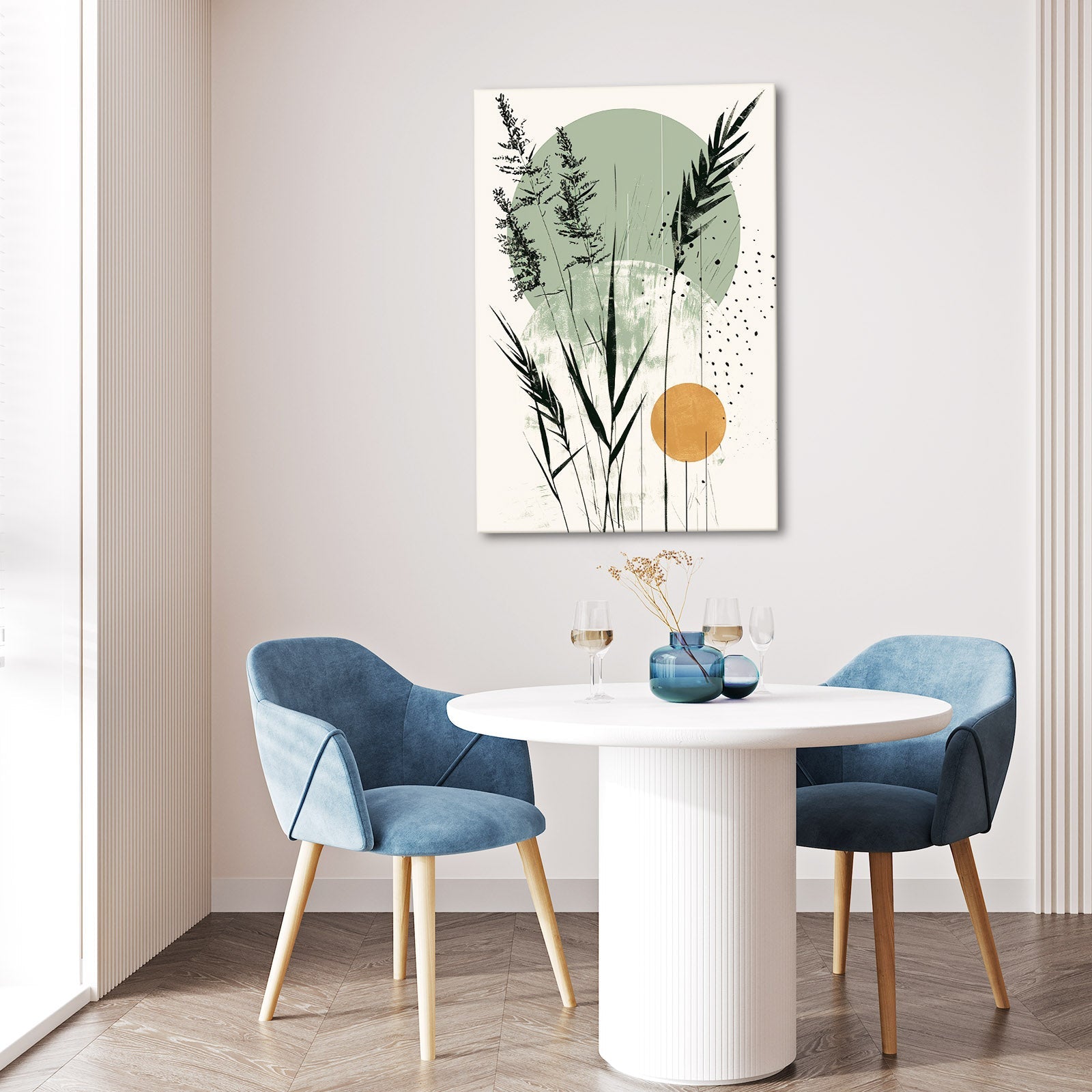 Boho Botanical Green Art