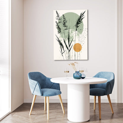 Boho Botanical Green Art