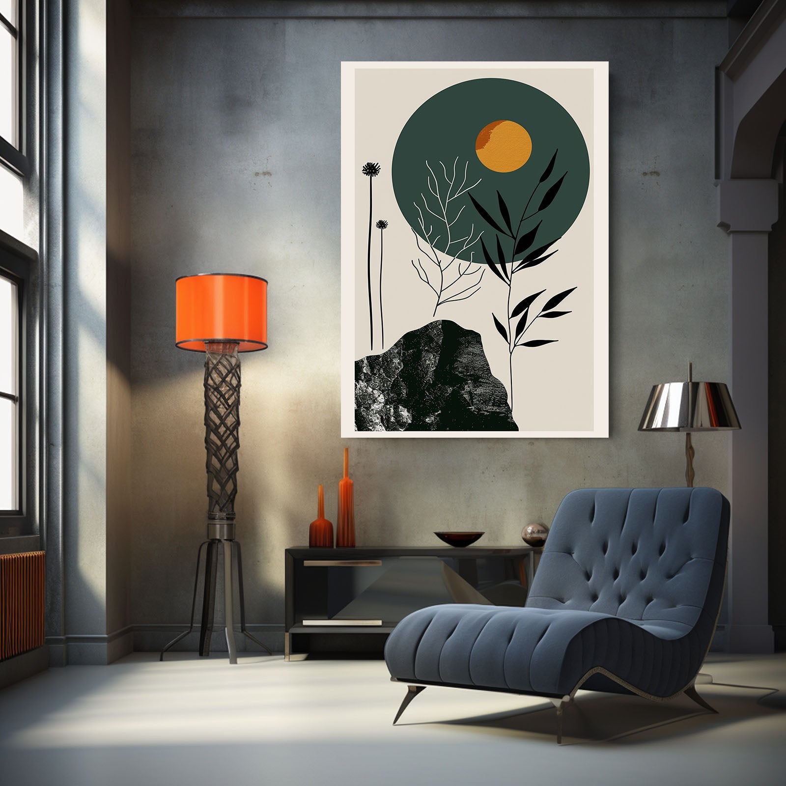 Boho Botanical Sun Print
