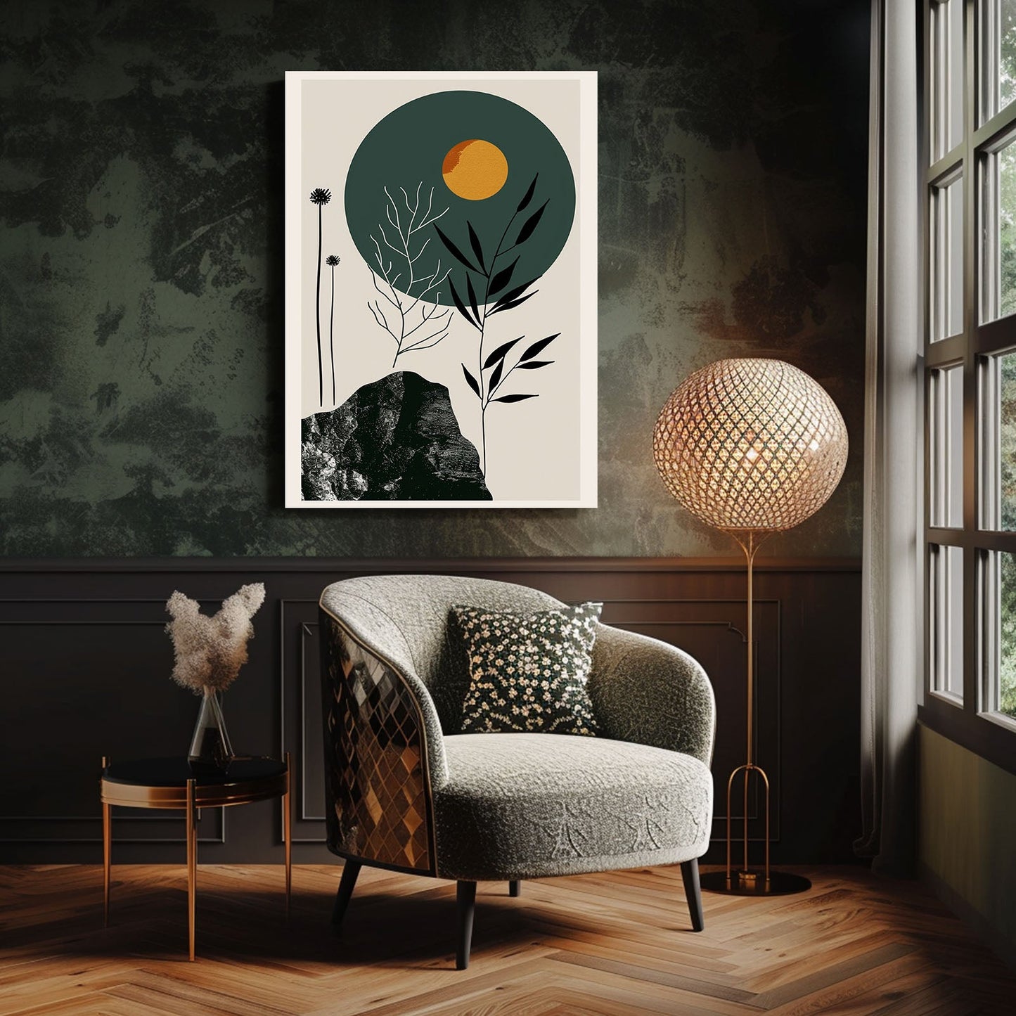 Boho Botanical Sun Print