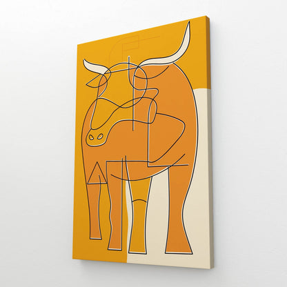 Boho Bull Wall Art
