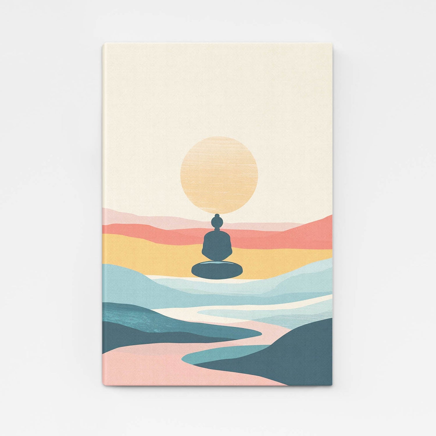 Boho Calm Yoga Print
