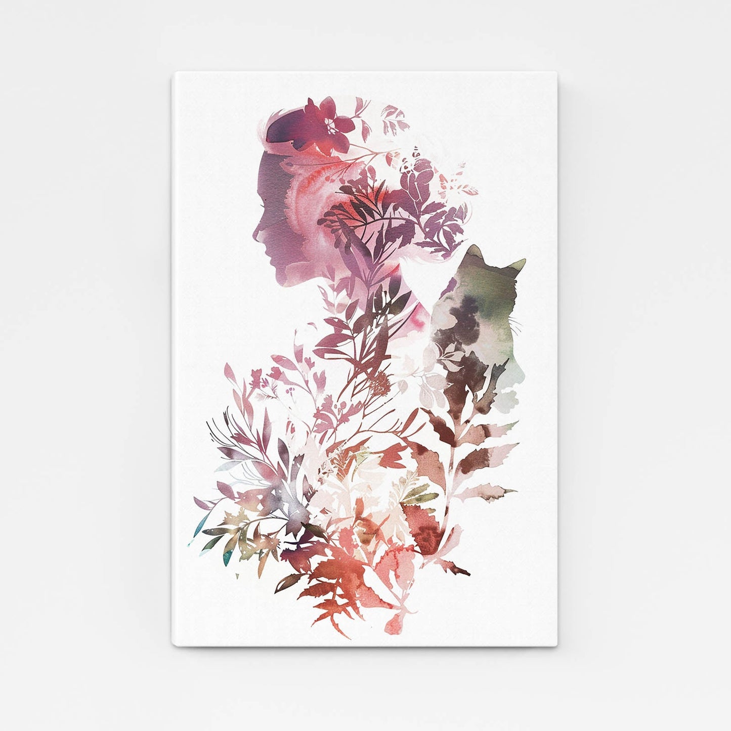 Boho Cat Art