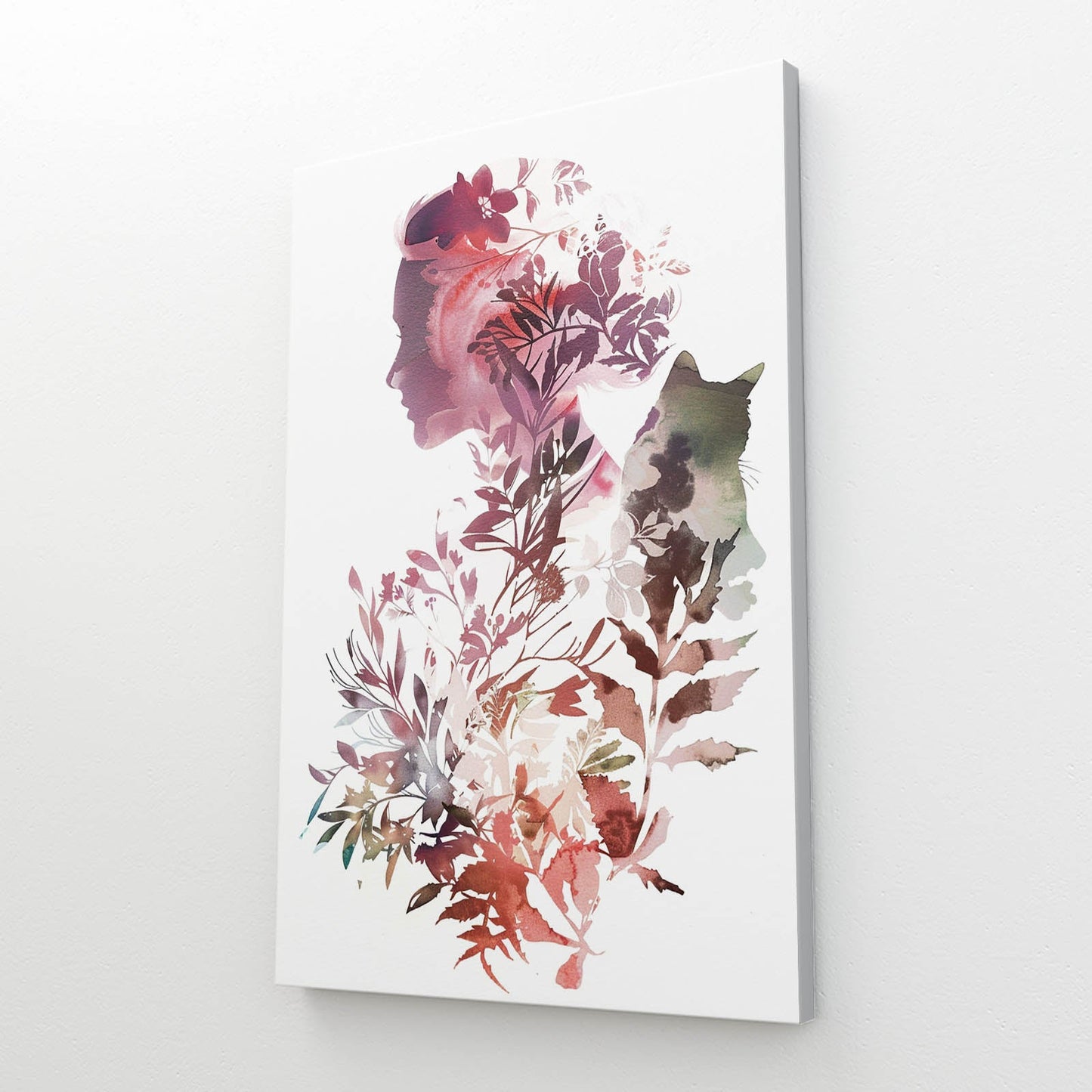 Boho Cat Art