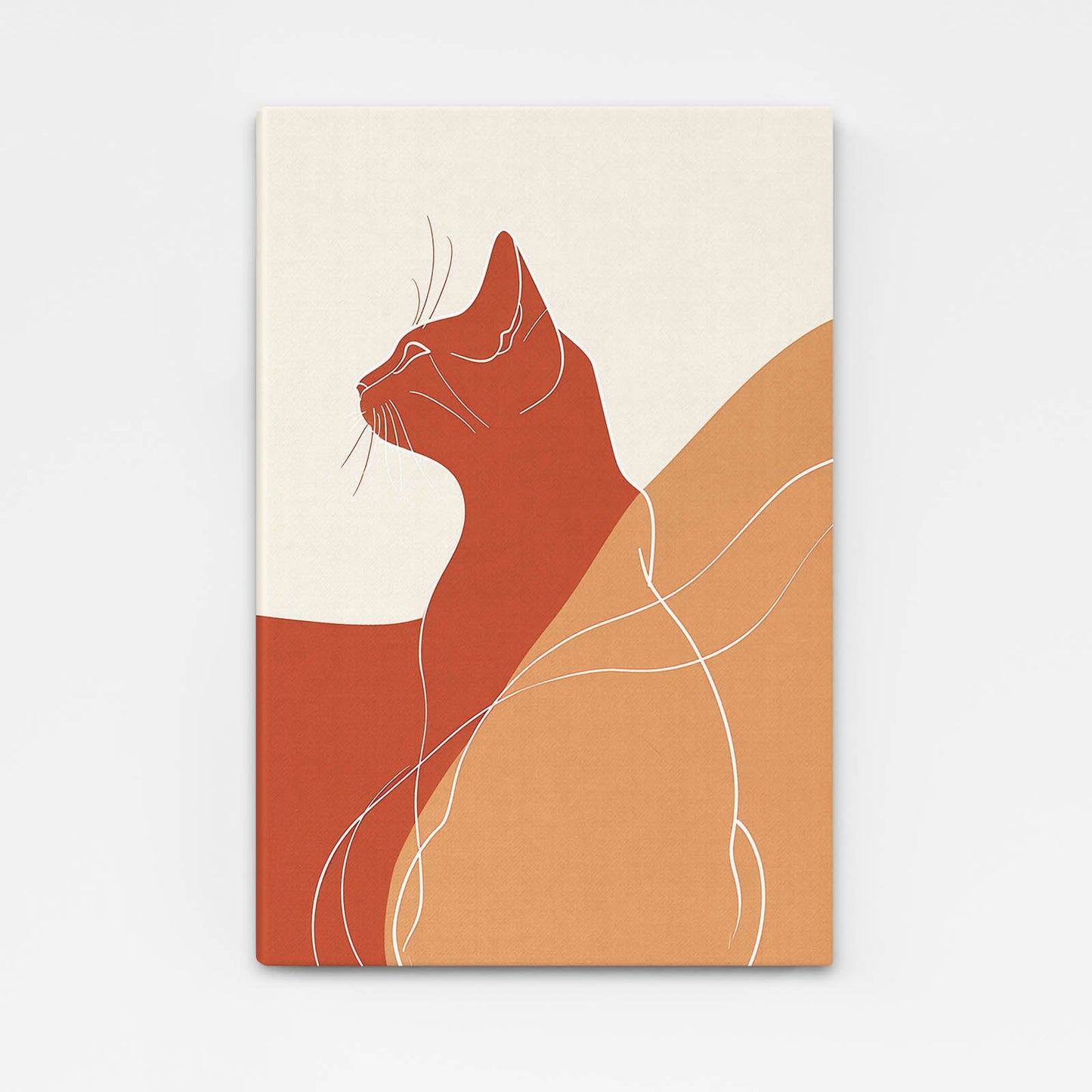 Boho Cat Wall Art