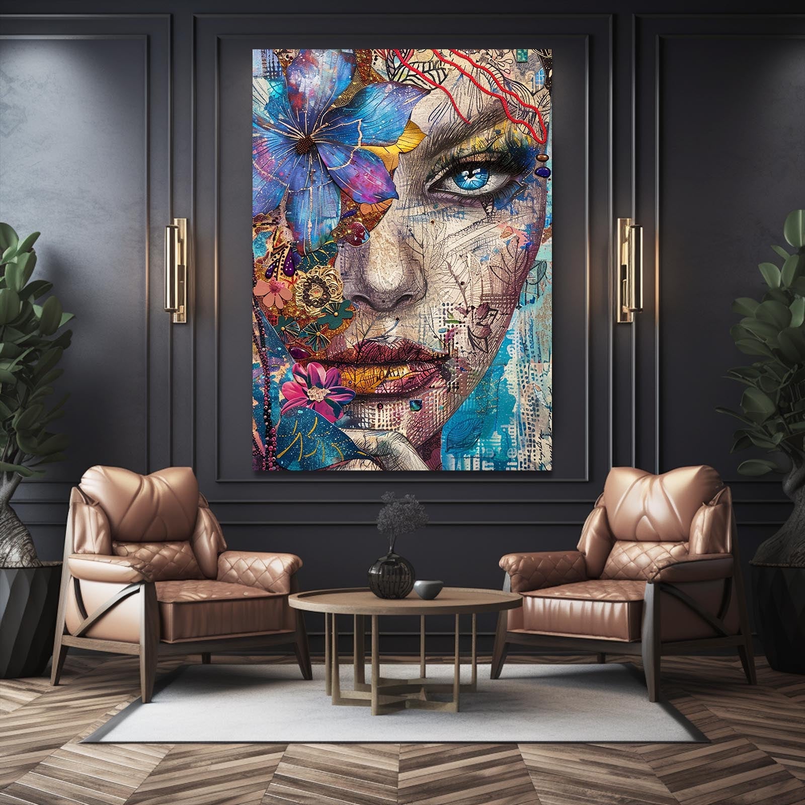 Boho Collage Wall Art