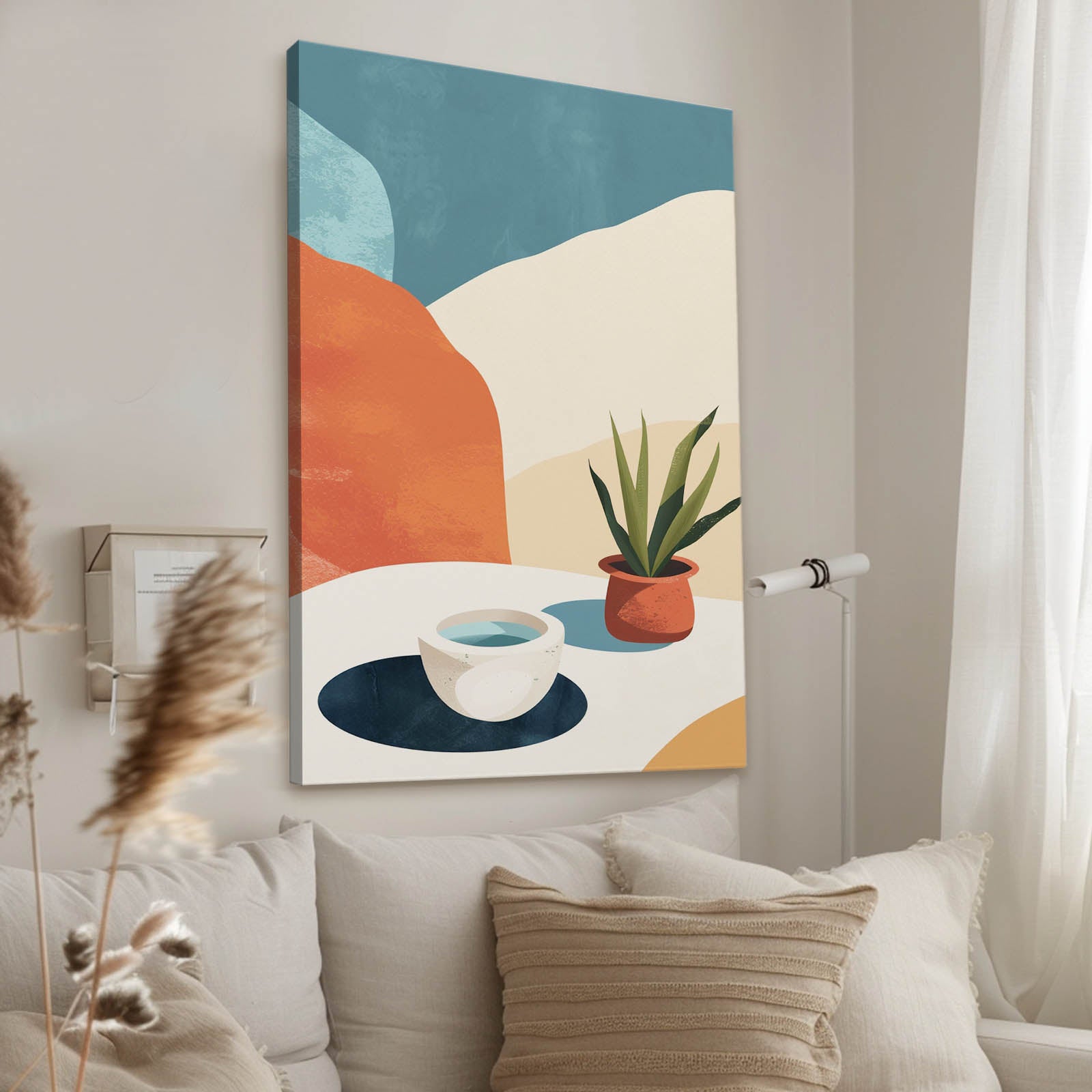 Boho Cozy Abstract Art