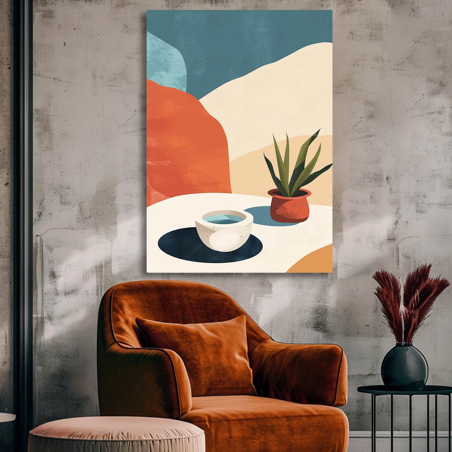Boho Cozy Abstract Art