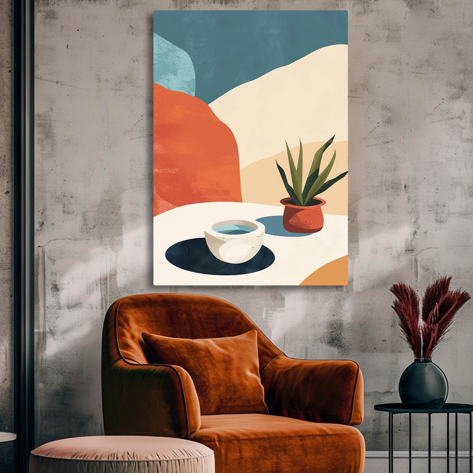 Boho Cozy Abstract Art