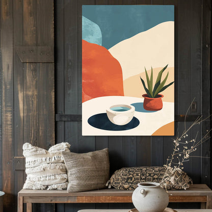 Boho Cozy Abstract Art