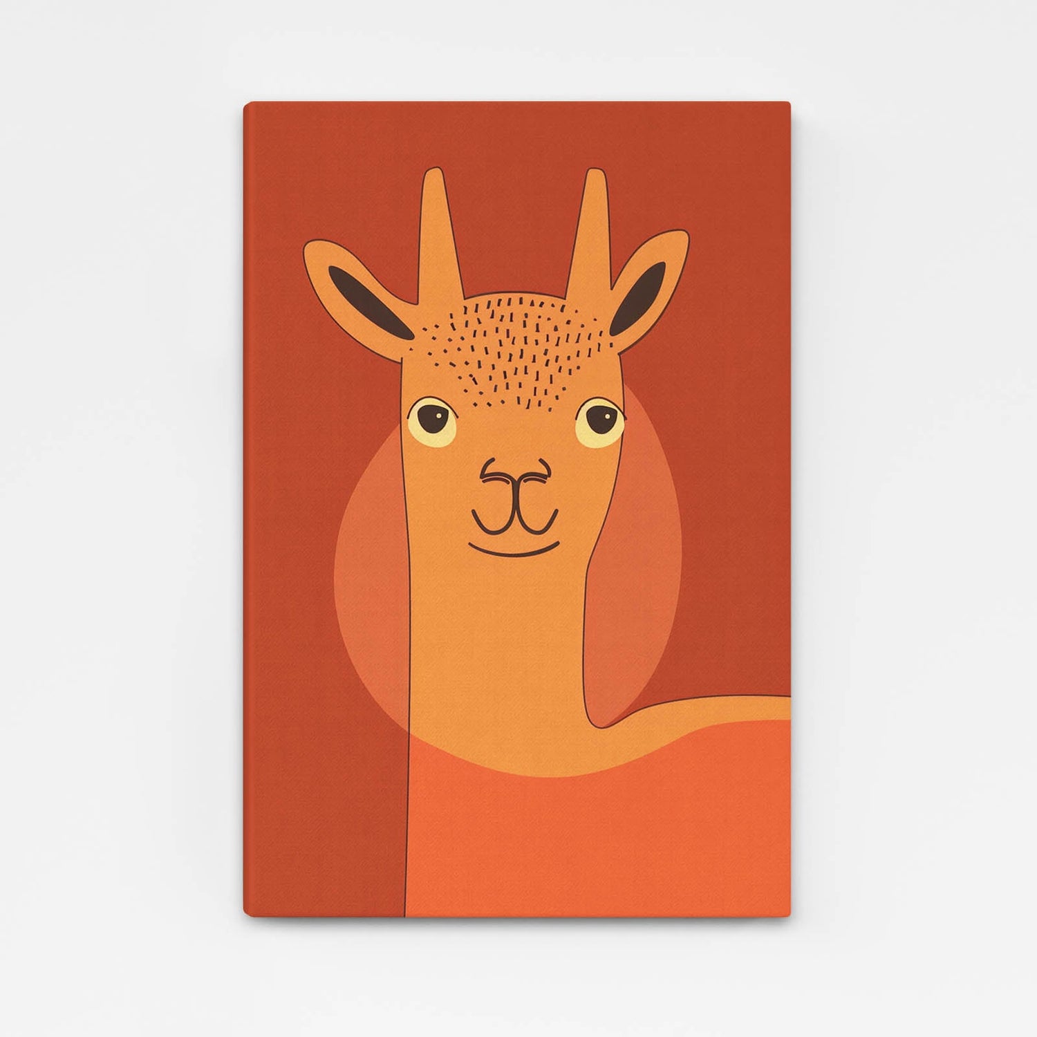 Boho Cute Llama Art