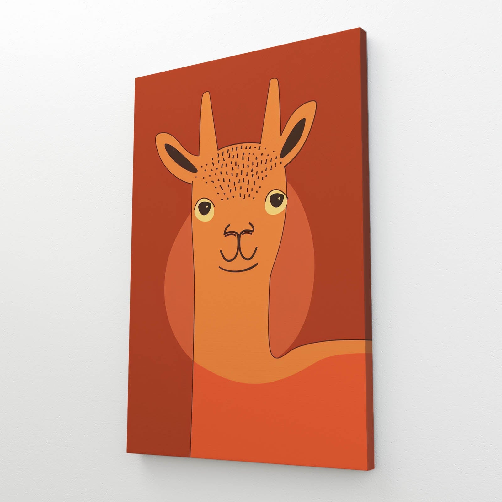Boho Cute Llama Art