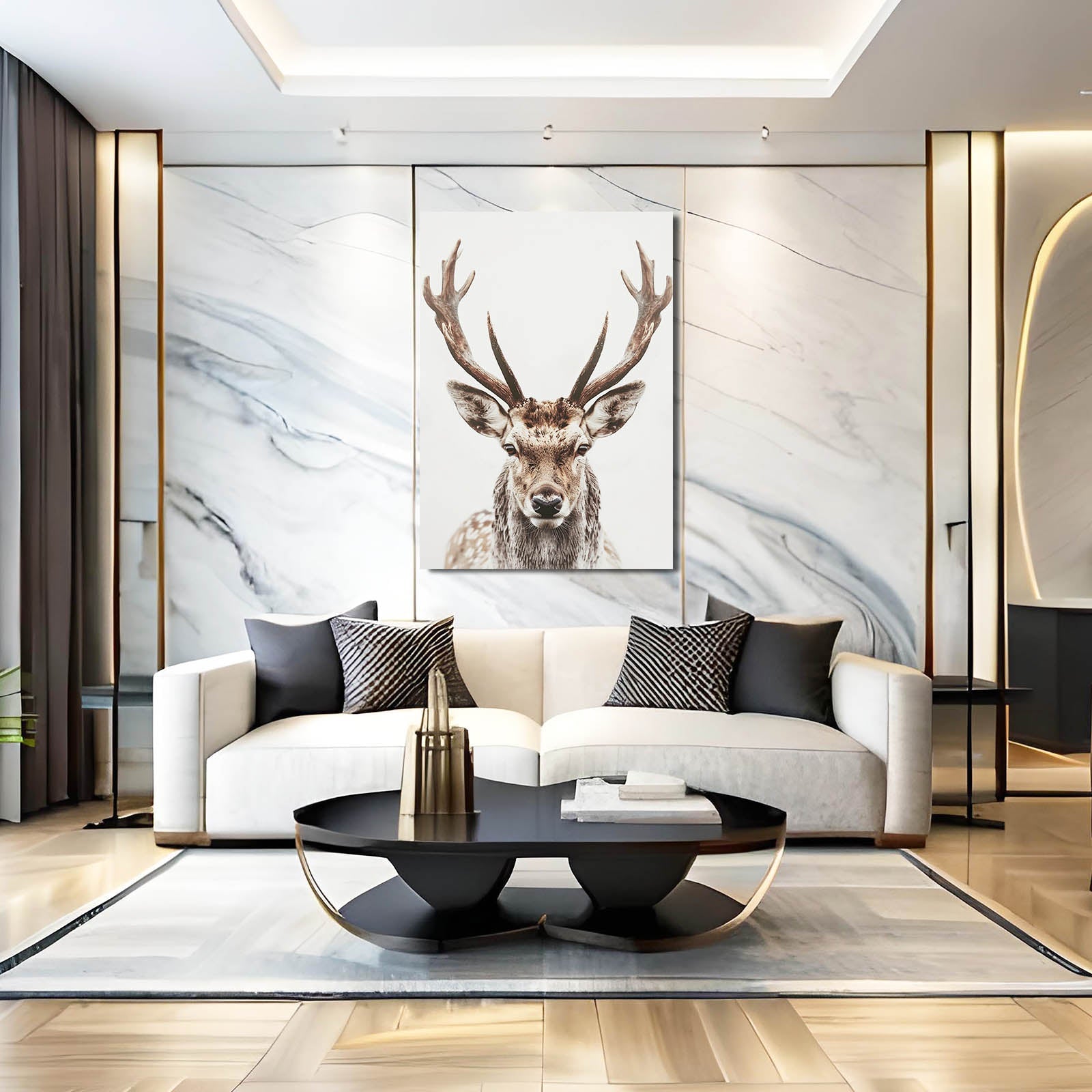 Boho Deer Wall Art