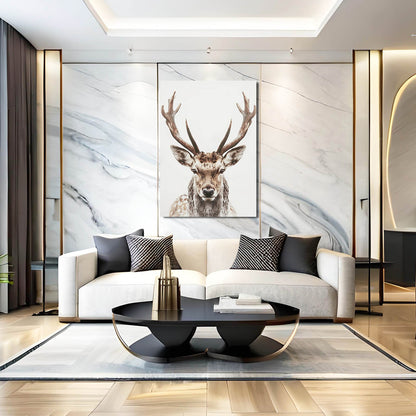 Boho Deer Wall Art