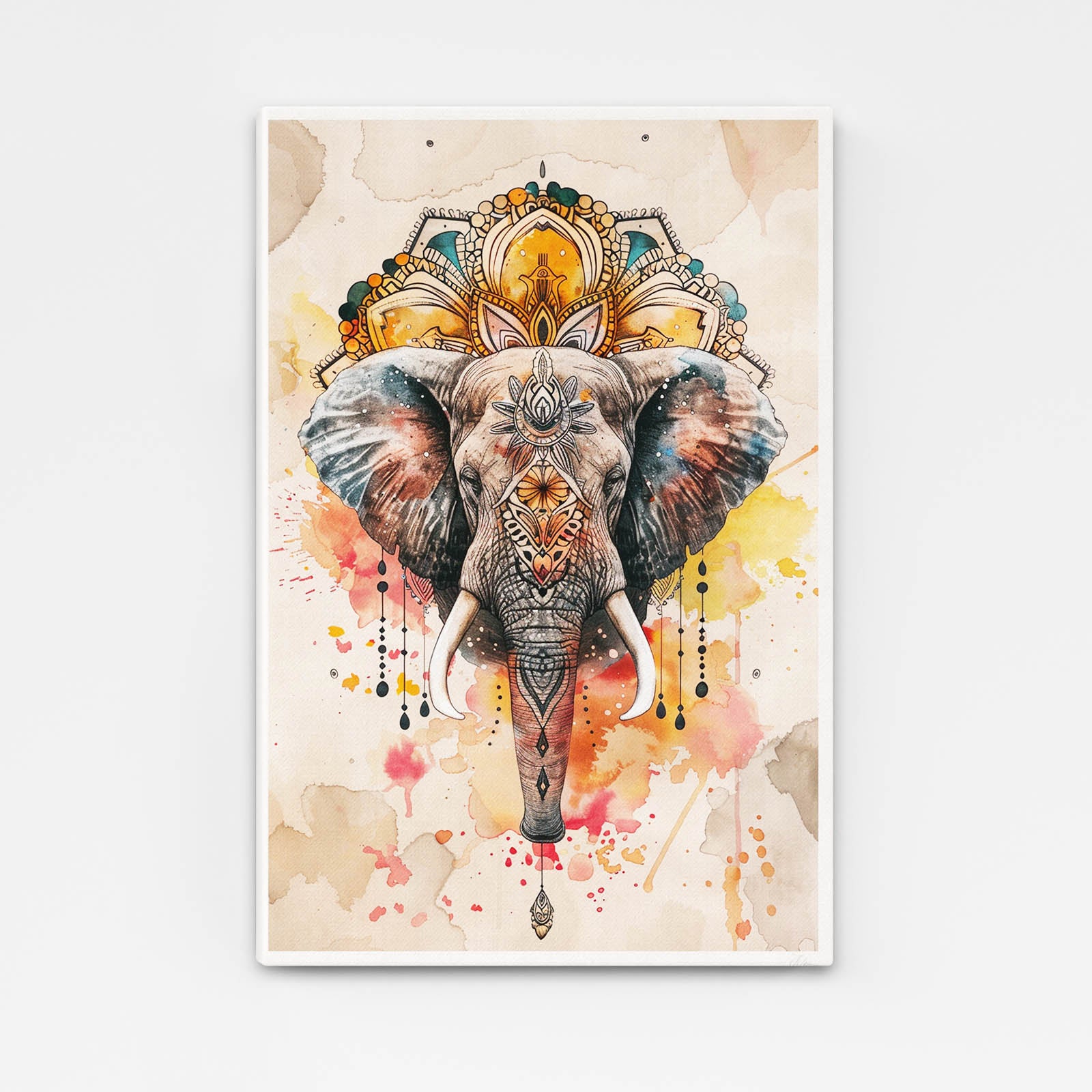 Boho Elephant Art