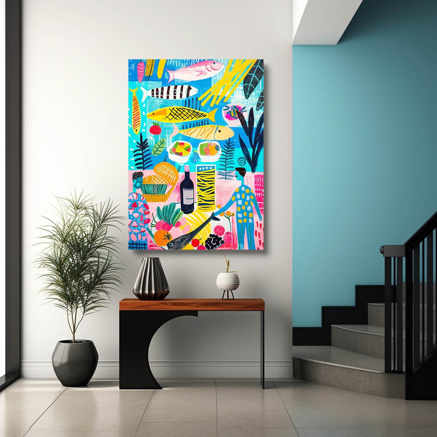 Boho Fish Market Decor