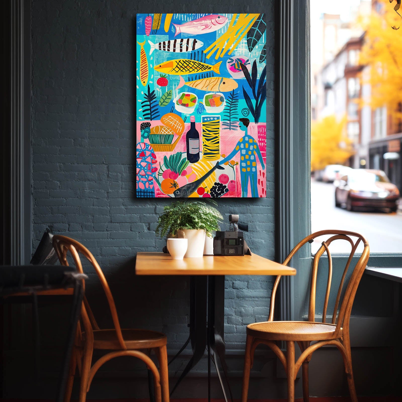Boho Fish Market Decor