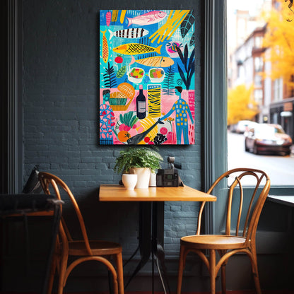 Boho Fish Market Decor