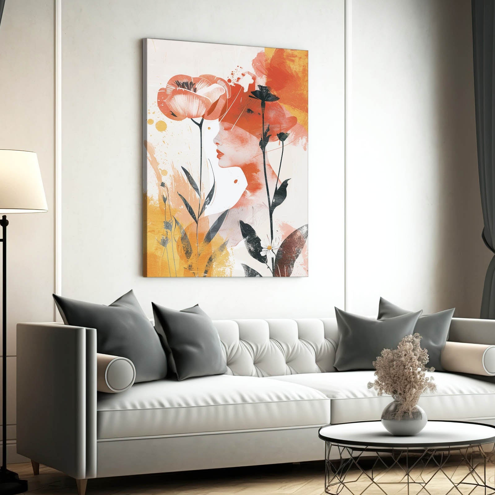 Boho Floral Art