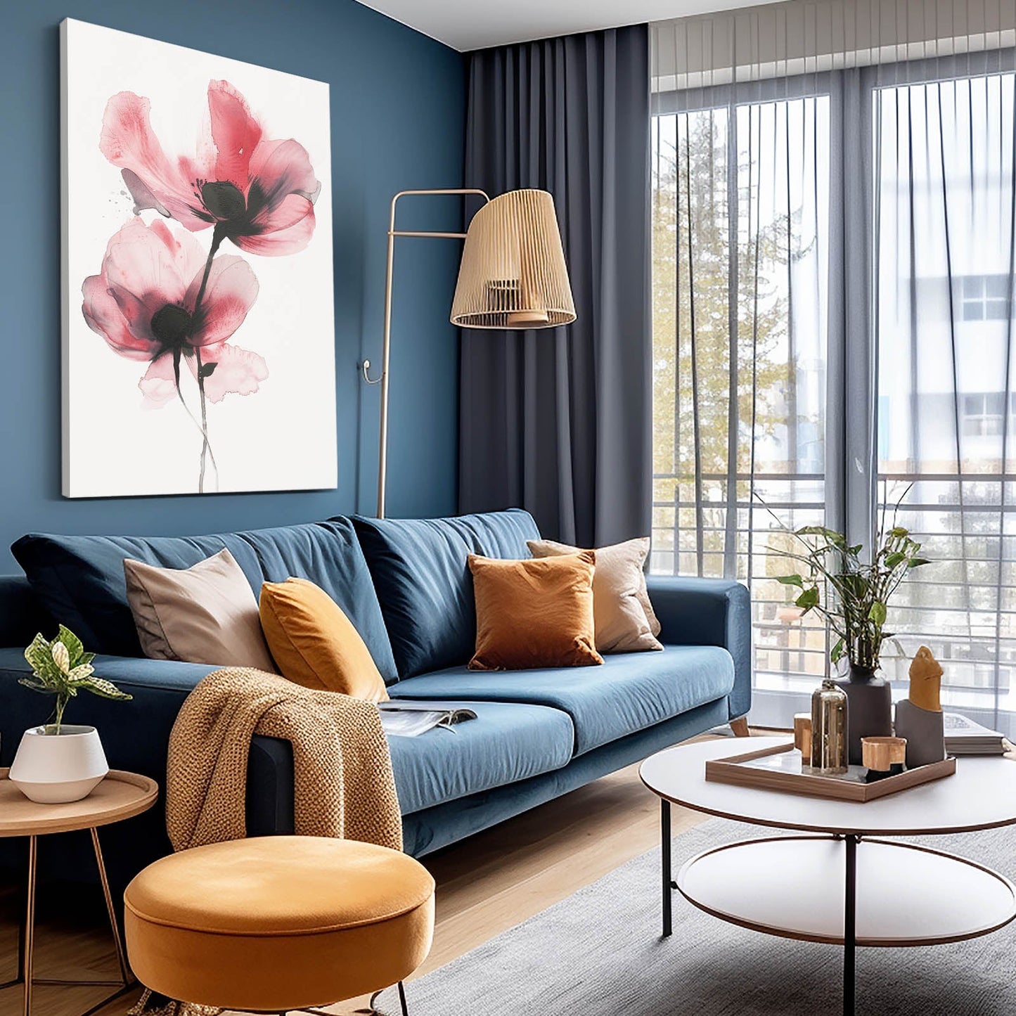 Boho Floral Artwork