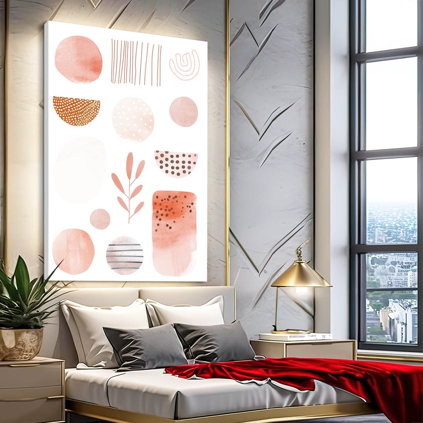 Boho Flower Wall Art