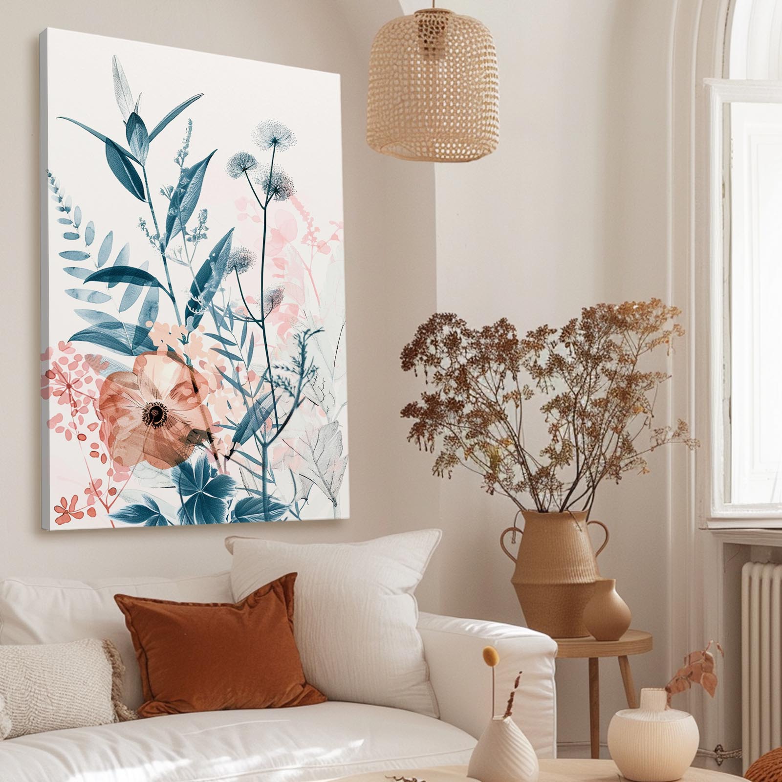 Boho Flowers Art Decor