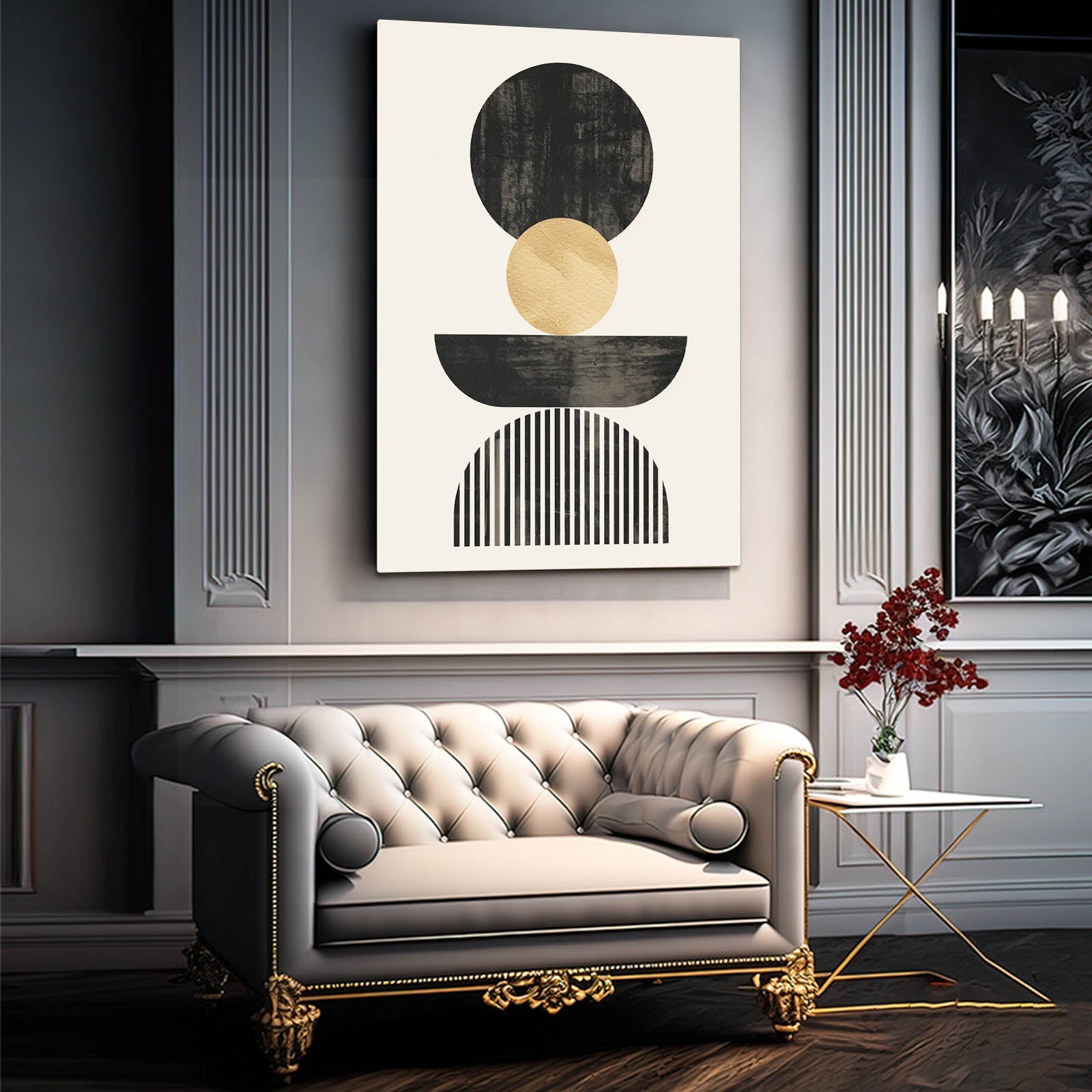 Boho Geometric Balance Art