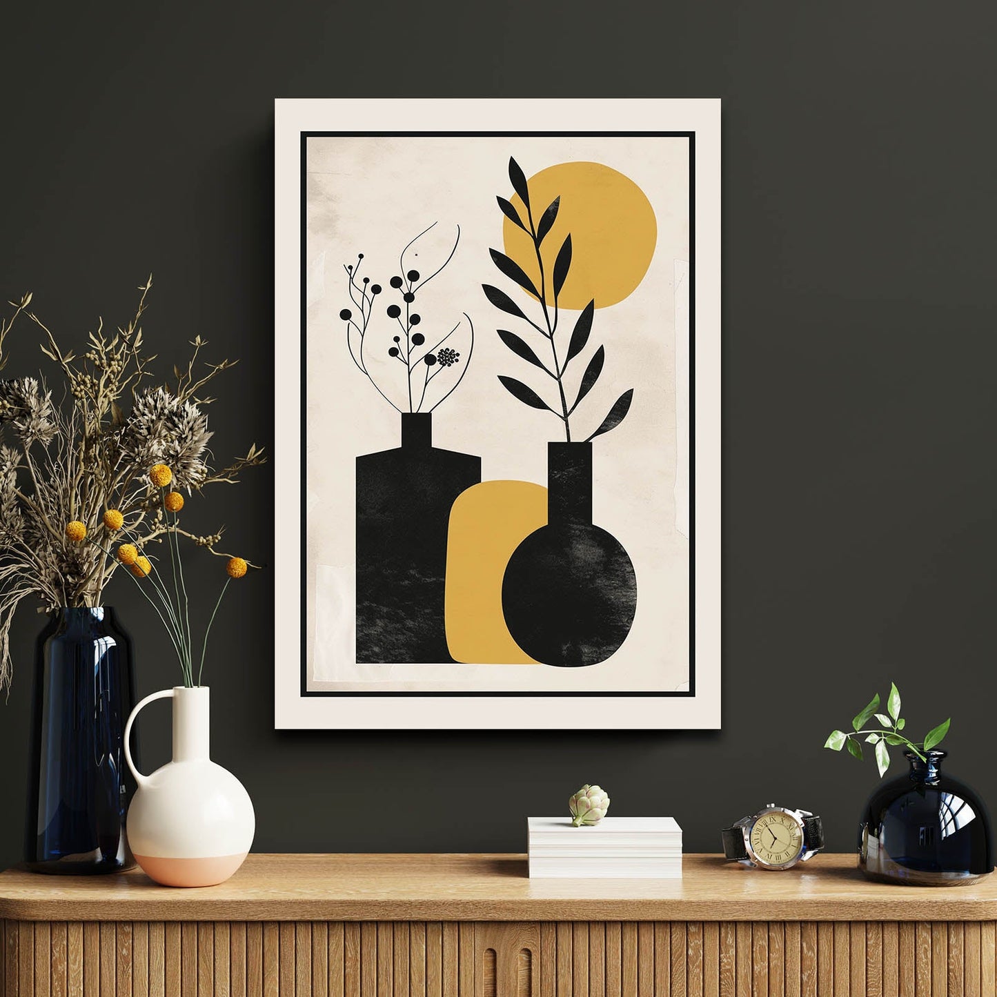 Boho Geometric Floral Art