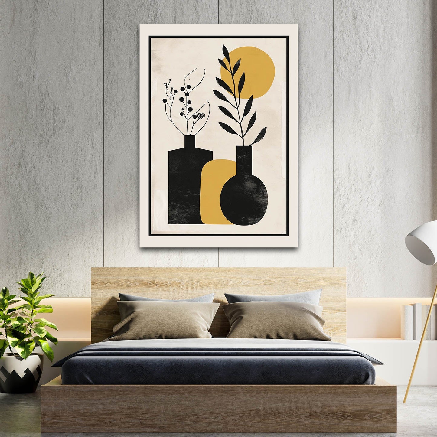 Boho Geometric Floral Art