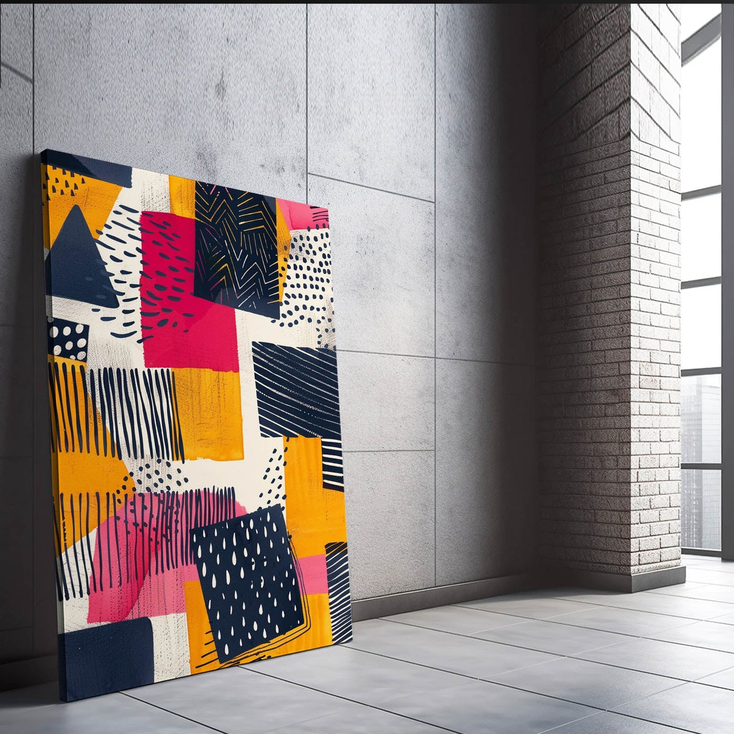 Boho Geometric Print