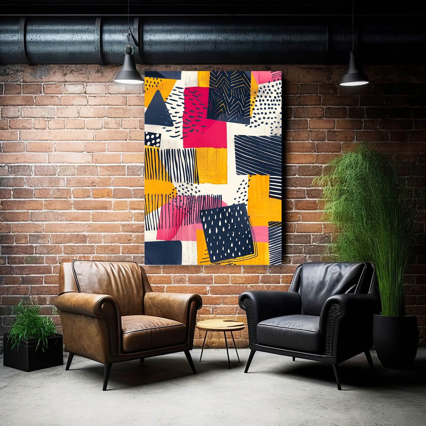 Boho Geometric Print