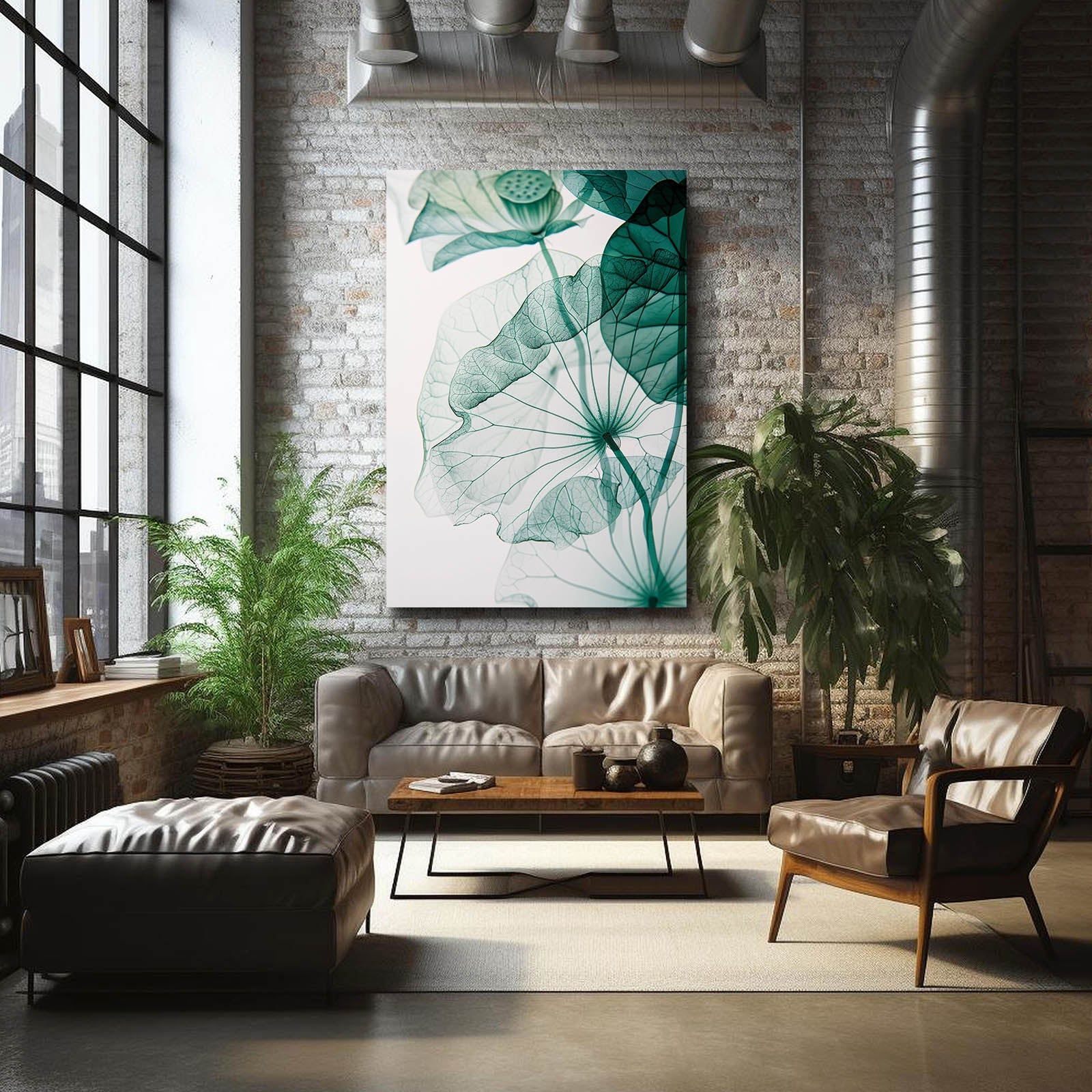 Boho Green Botanical Art