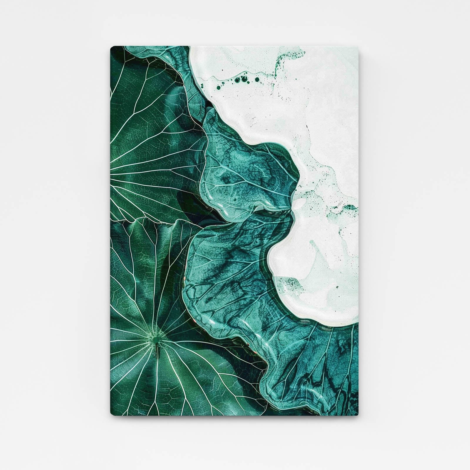 Boho Green Leaf Wall Art