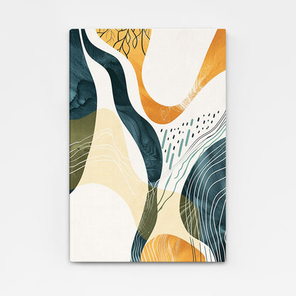 Boho Green Wall Art
