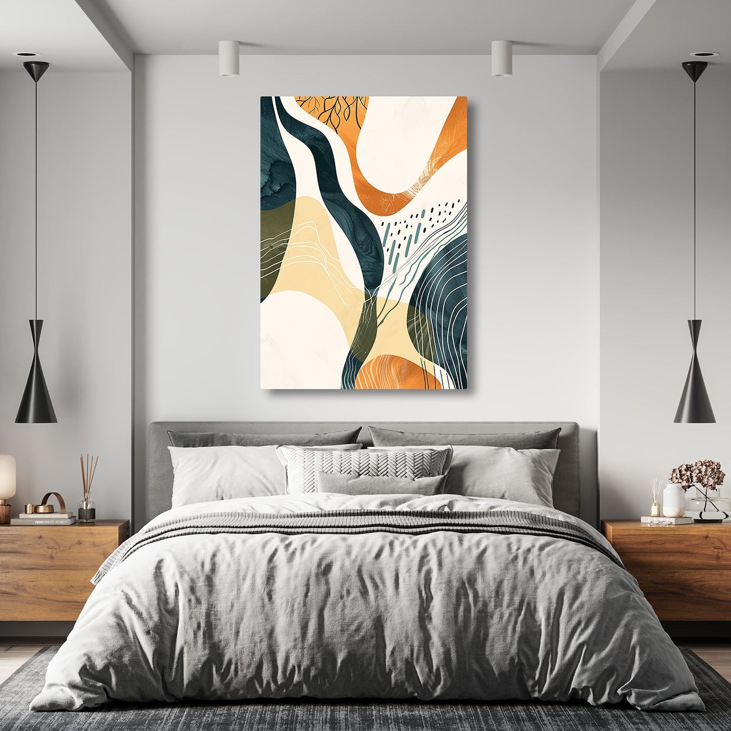 Boho Green Wall Art