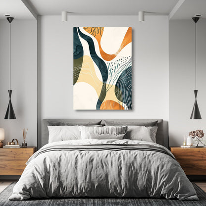 Boho Green Wall Art