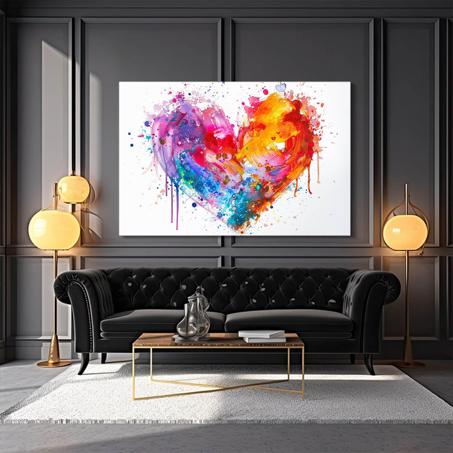 Boho Heart Art