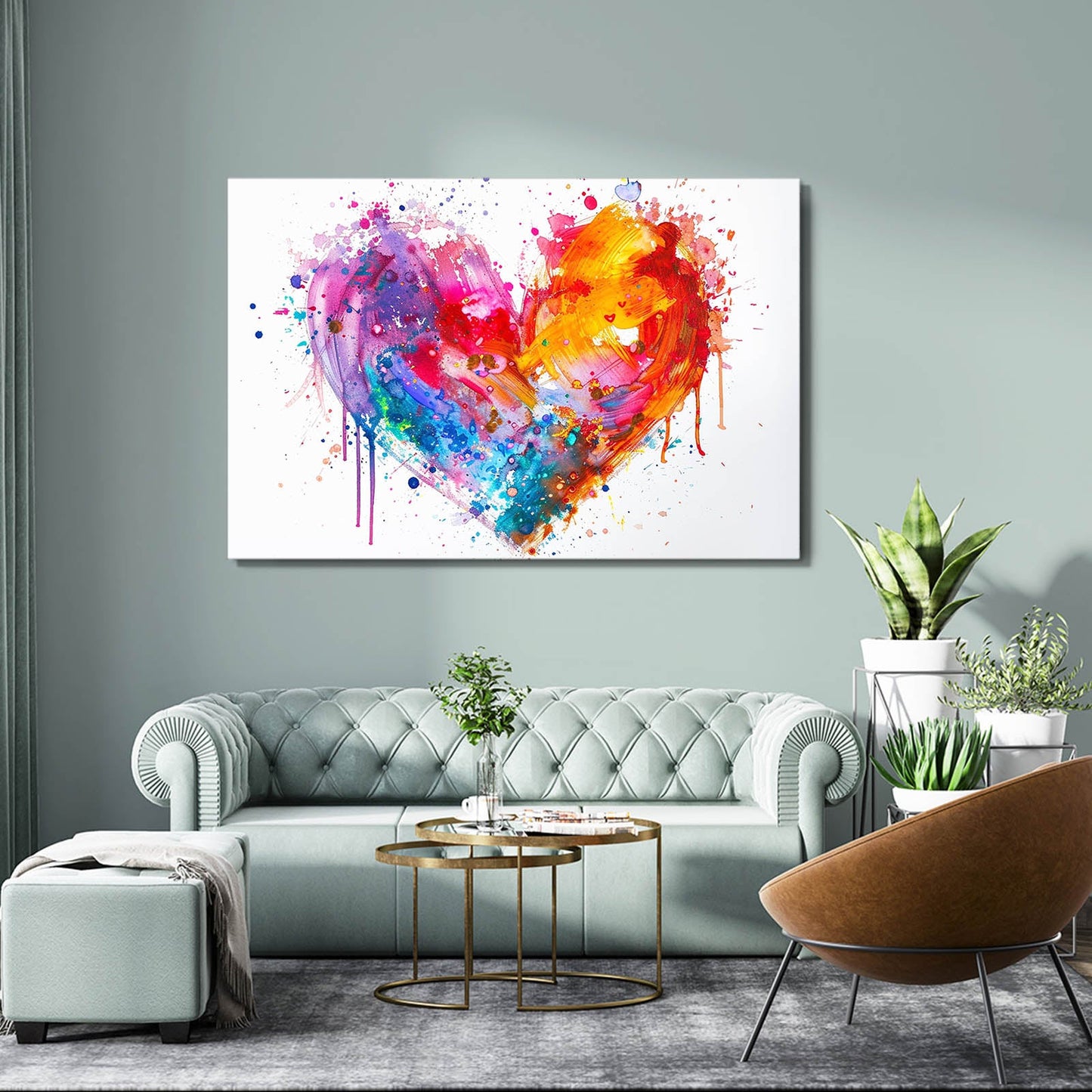 Boho Heart Art