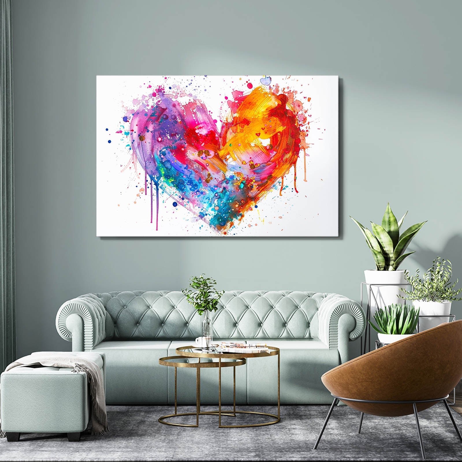 Boho Heart Art