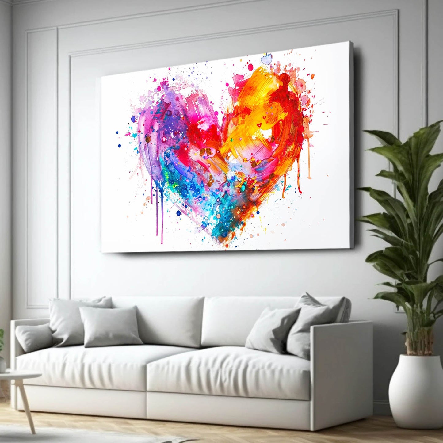 Boho Heart Art