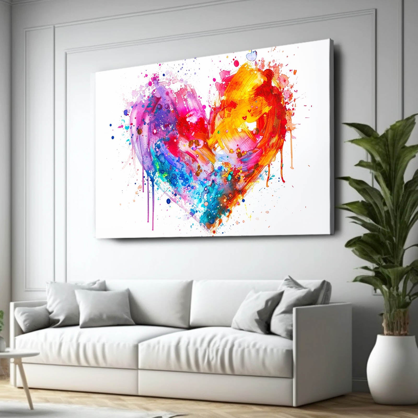 Boho Heart Art