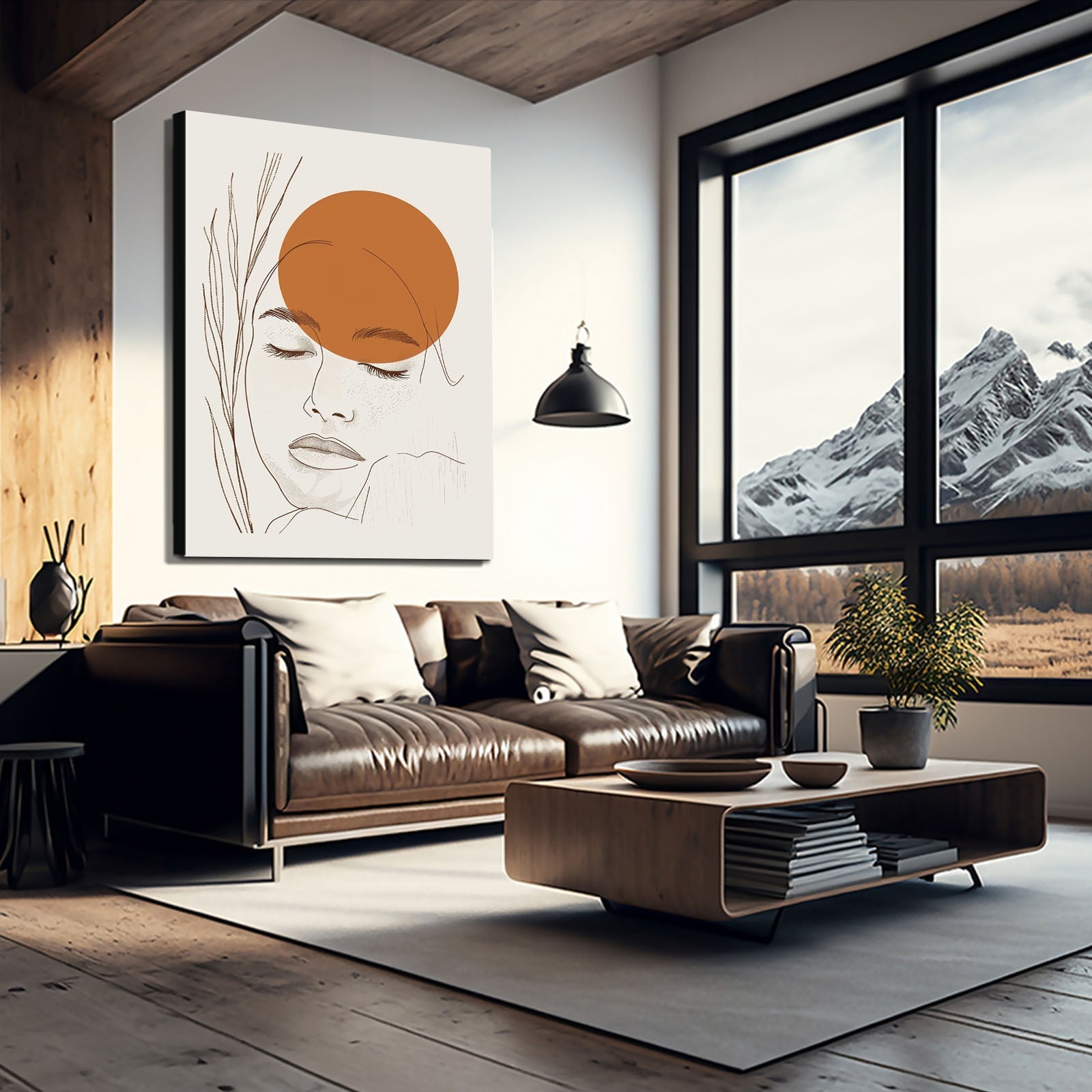 Boho Line Art Wall Decor