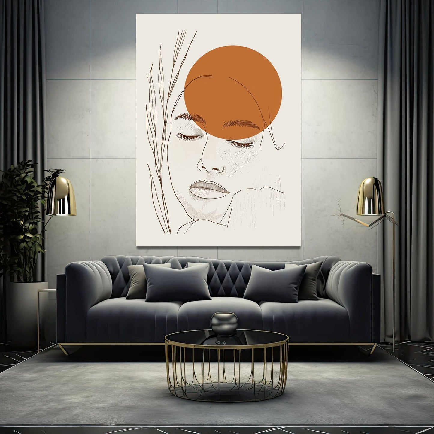 Boho Line Art Wall Decor