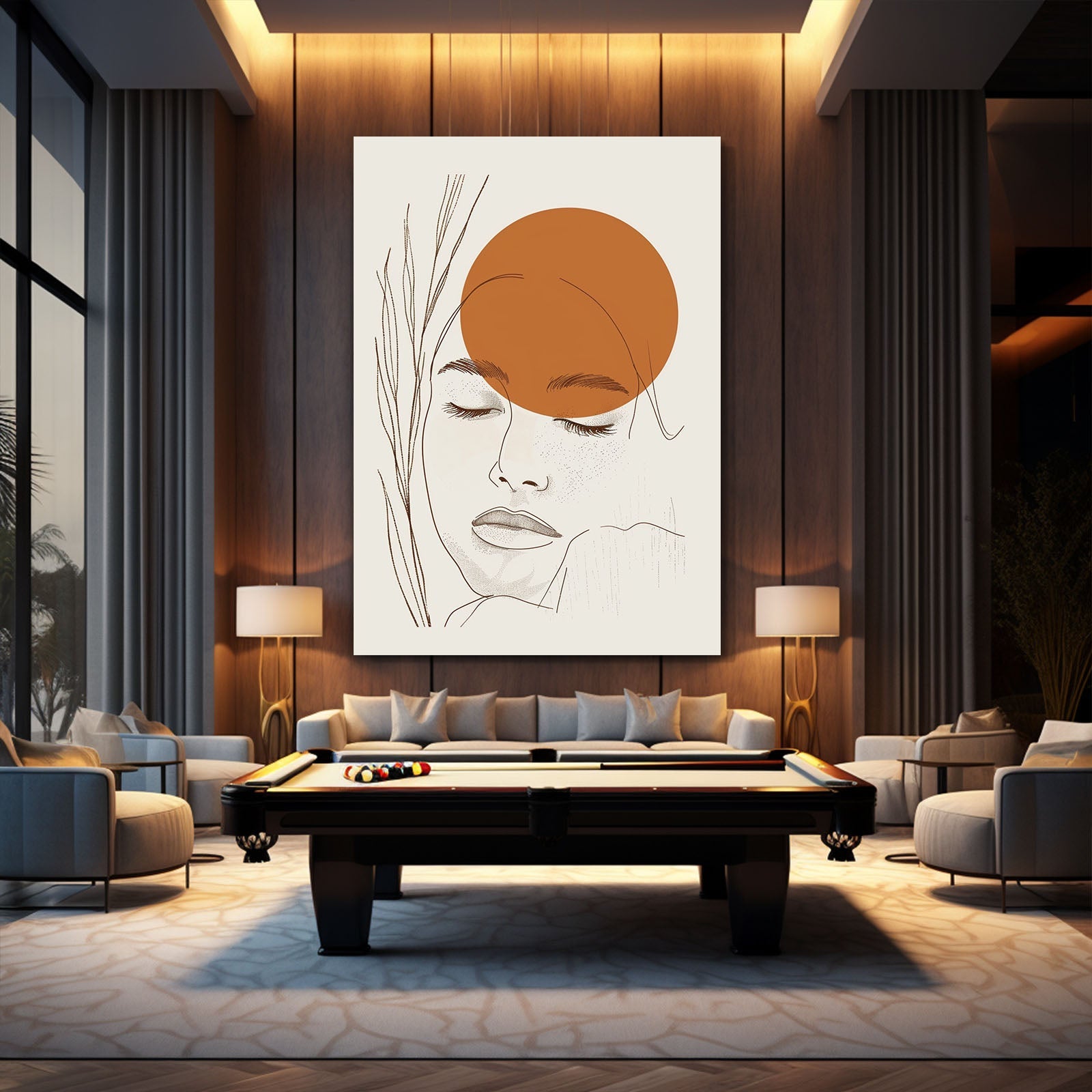 Boho Line Art Wall Decor